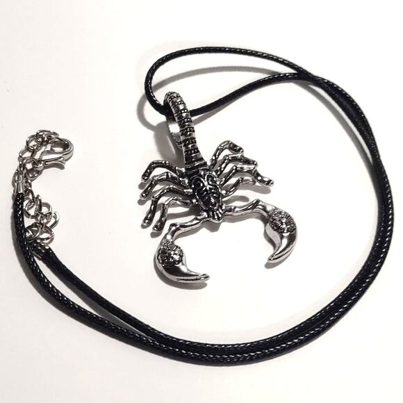 Stainless Large Scorpion Necklace Western Escorpion Christmas Birthday Gift NEW! - Picture 4 of 5